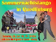 4. Sommernachtstango auf dem Quedlinburger Marktplatz